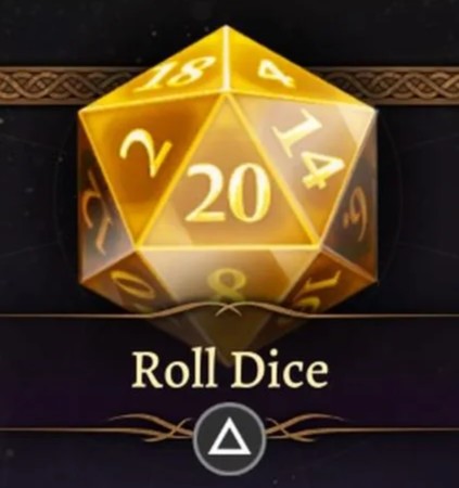Golden dice recieved after beating Honor Mode